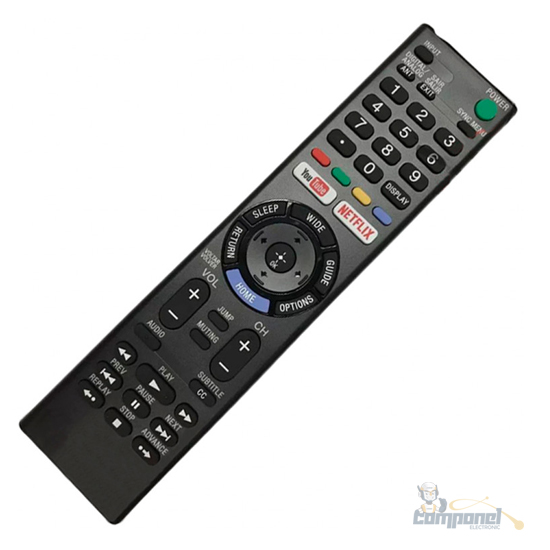 Controle Remoto Smartv Sony Rmt-tx300b Netflix - Youtube